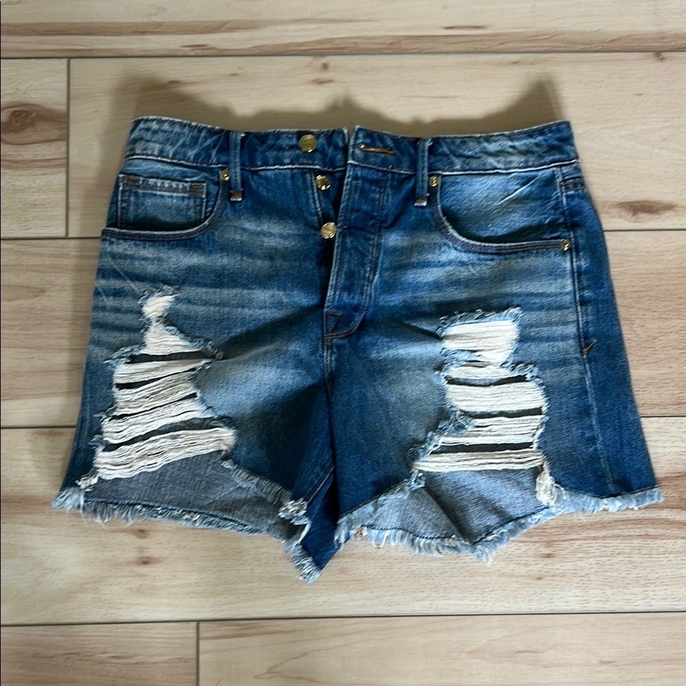 EUC Good American Denim Shorts